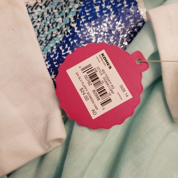 2 in 1 Sequin Changing Cat/ Unicorn Design Shirt - Picture 7 of 8